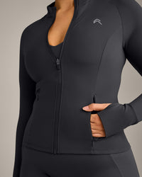 UnifiedMove Pocket Jacket with Reflective Logo | Coal