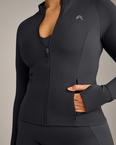 UnifiedMove Pocket Jacket with Reflective Logo | Coal