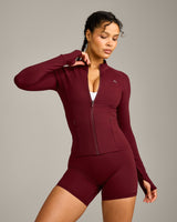 UnifiedMove Pocket Jacket with Reflective Logo | Rosewood