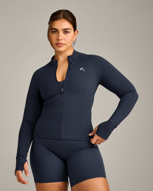 Oner Modal UnifiedMove Pocket Jacket with Reflective Logo | True Blue