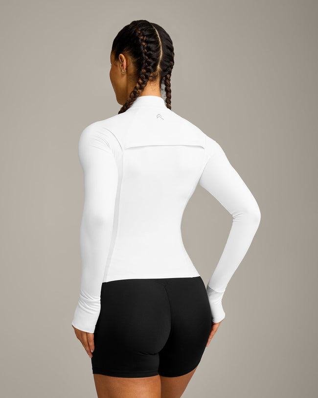 UnifiedMove Pocket Jacket with Reflective Logo | White