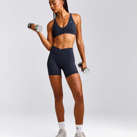 UnifiedMove™ Micro Bralette with Reflective Logo | True Blue