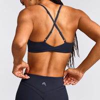 UnifiedMove™ Micro Bralette with Reflective Logo | True Blue