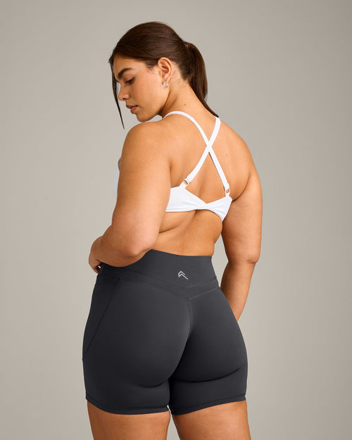 UnifiedMove™ Micro Bralette with Reflective Logo | White