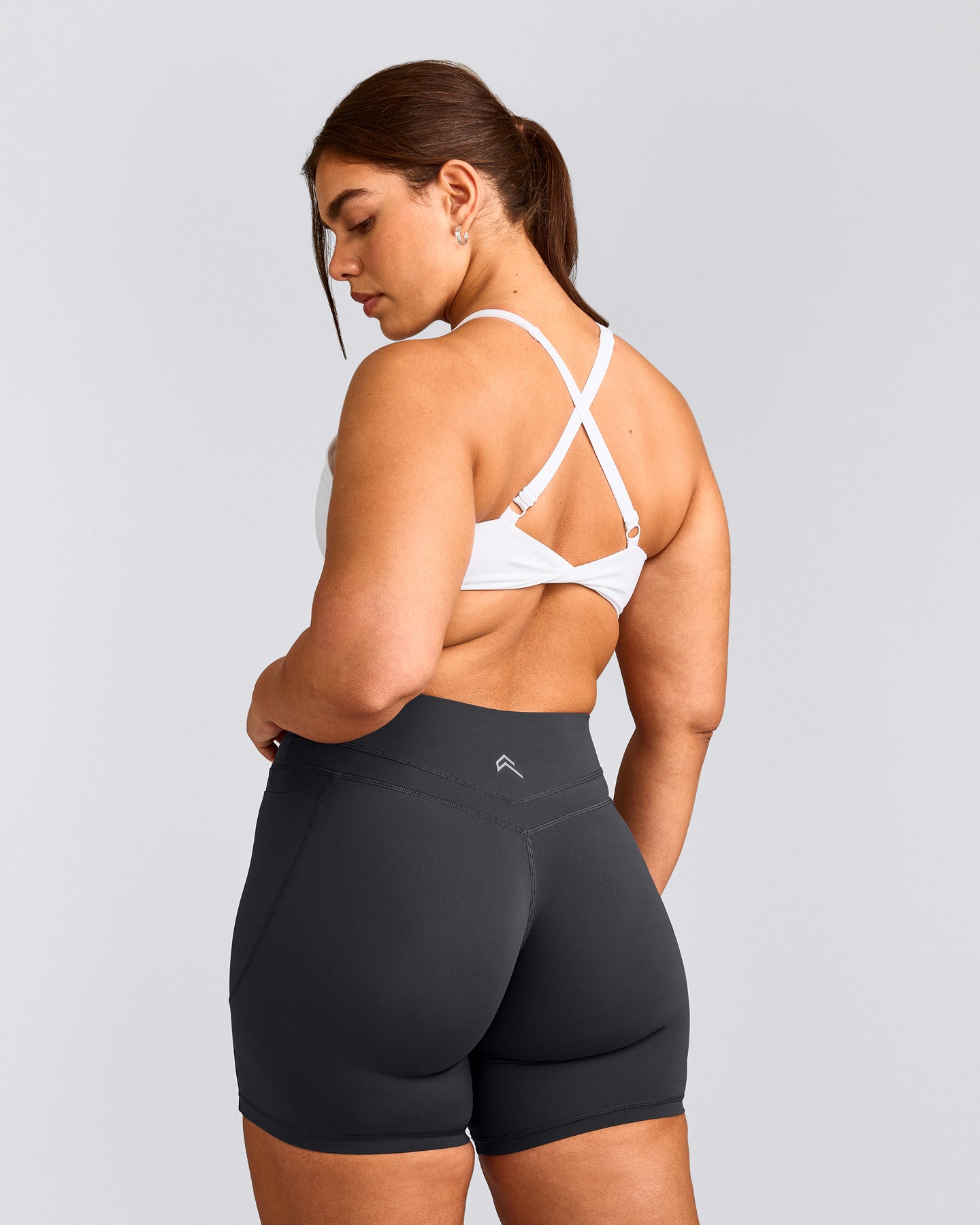 UnifiedMove™ Micro Bralette with Reflective Logo | White