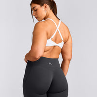 UnifiedMove™ Micro Bralette with Reflective Logo | White