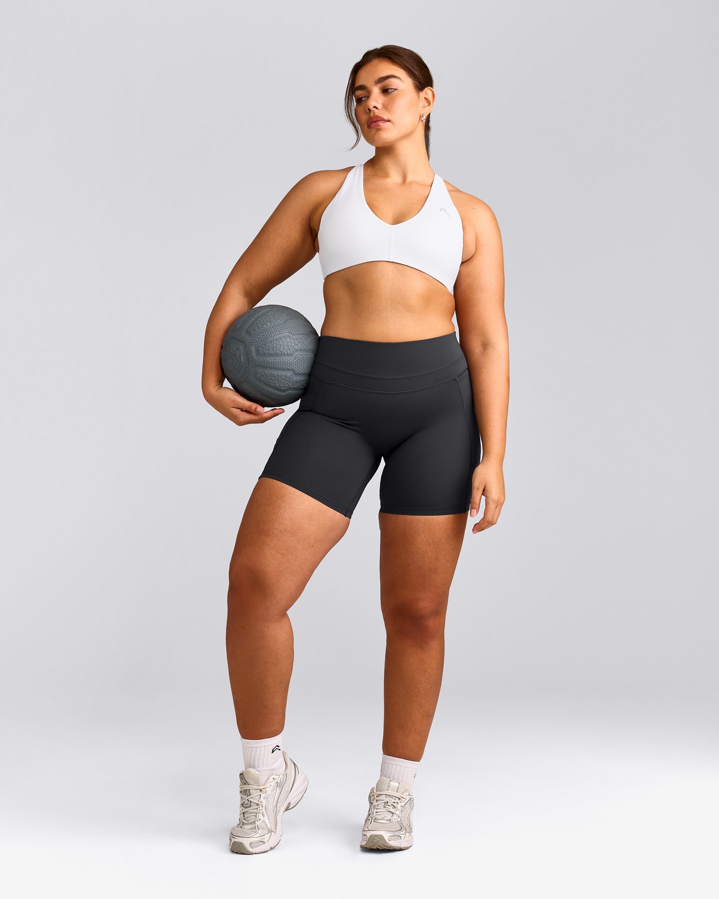 UnifiedMove™ Micro Bralette with Reflective Logo | White