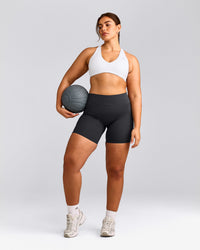 UnifiedMove™ Micro Bralette with Reflective Logo | White