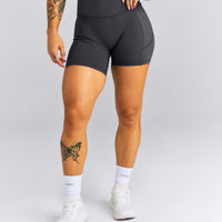 UnifiedMove™ High Waisted Pocket Shorts with Bonding New Branding | Coal