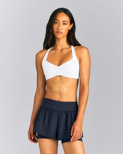 UnifiedMove™ T Back Minimal Bralette New Branding | White