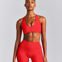 UnifiedMove™ Micro Bralette New Branding | Muscle Mommy Red