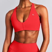 UnifiedMove™ Micro Bralette New Branding | Muscle Mommy Red