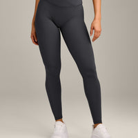 UnifiedMove™ Wrap Leggings with Reflective Logo | Coal