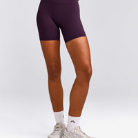 UnifiedMove™ Wrap Shorts 6" with Reflective Logo | Blackberry Purple