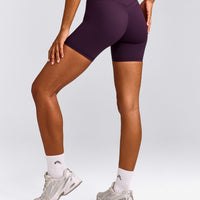 UnifiedMove™ Wrap Shorts 6" with Reflective Logo | Blackberry Purple