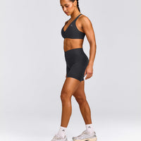 UnifiedMove™ Wrap Shorts 6" with Reflective Logo | Coal