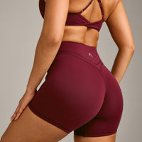 UnifiedMove™ Wrap Shorts 6" with Reflective Logo | Rosewood