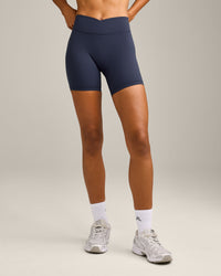 UnifiedMove Wrap Shorts 6" with Reflective Logo | True Blue