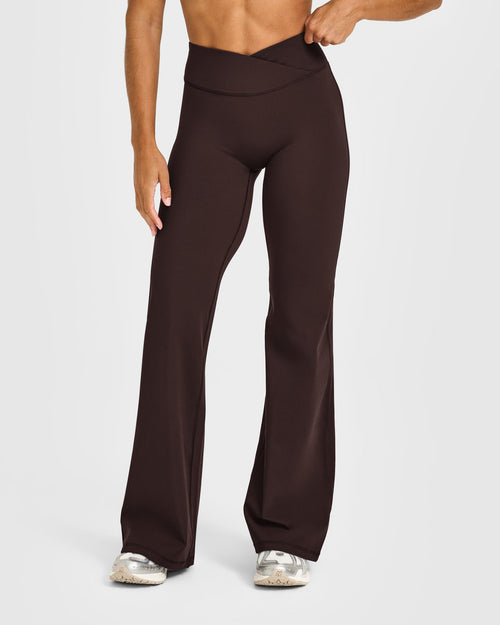 Oner Modal Unified Wrap Flared Bottoms | 70% Cocoa