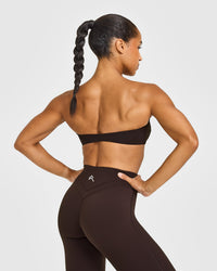 Unified Micro Bandeau Bralette | 70% Cocoa