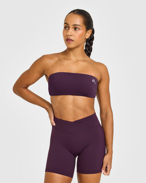 Oner Modal Unified Micro Bandeau Bralette | Blackberry Purple