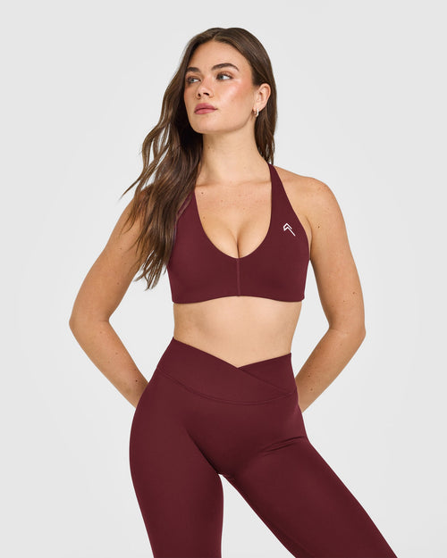 Oner Modal Unified Micro Bralette | Rosewood