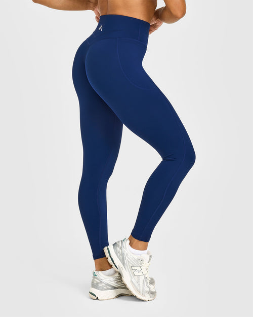 Unified High Waisted Pocket Leggings | Midnight