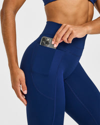 Unified High Waisted Pocket Leggings | Midnight