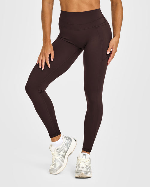 Oner Modal Unified High Waisted Pocket Leggings | 70% Cocoa