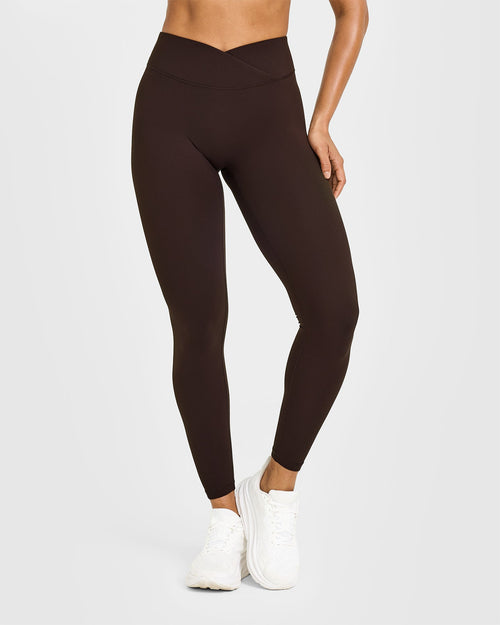 Oner Modal Unified Wrap Leggings | 70% Cocoa