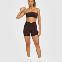 UnifiedMove™ Wrap Shorts 6" | 70% Cocoa