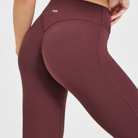 SoftMotion™ Flared Bottoms with White Logo | Velvet Mocha