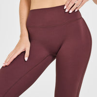 SoftMotion™ Flared Bottoms with White Logo | Velvet Mocha
