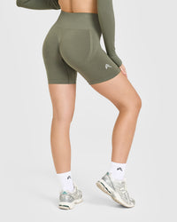 Effortless Seamless Shorts | Alpine Green