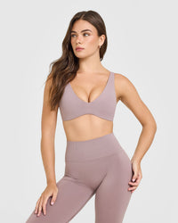 SoftMotion™ Scoop Back Bralette | Dusty Purple
