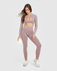 SoftMotion™ Scoop Back Bralette | Dusty Purple