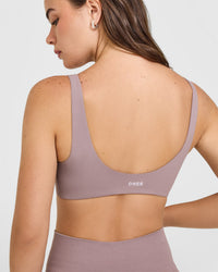 SoftMotion™ Scoop Back Bralette | Dusty Purple