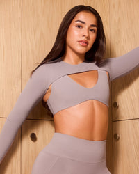 SoftMotion™ Shrug Cover | Dusty Purple