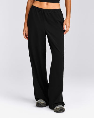 AirMove™ Wide Leg Trousers | Black