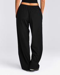 AirMove™ Wide Leg Trousers | Black