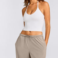 AirMove™ Wide Leg Trousers | Warm Sand