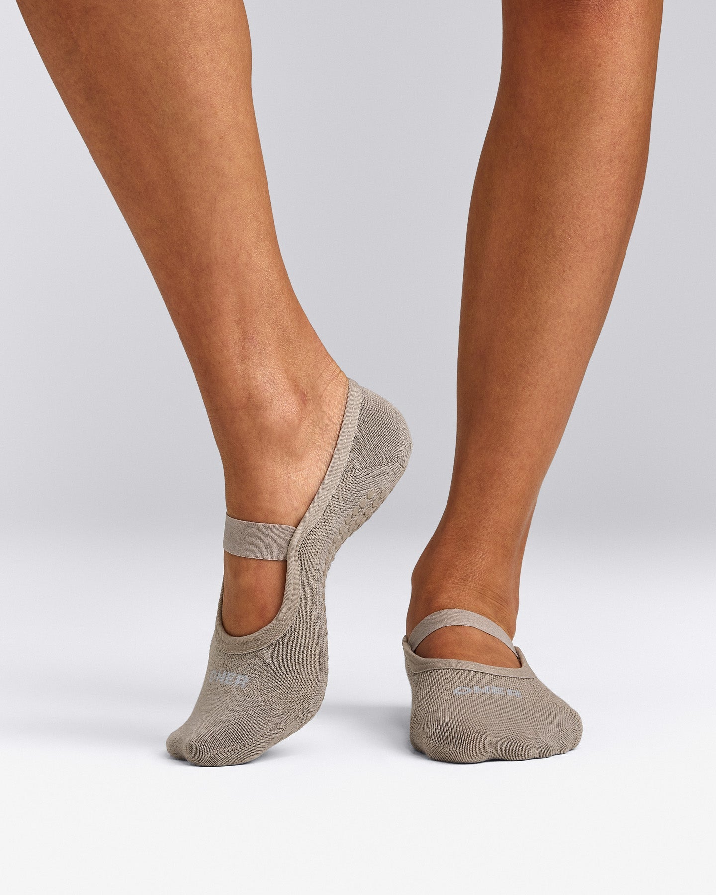 Pilates Grip Socks 1 Pack | Warm Sand