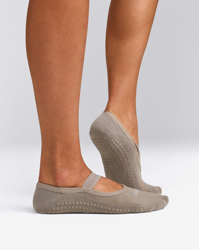 Pilates Grip Socks 1 Pack | Warm Sand