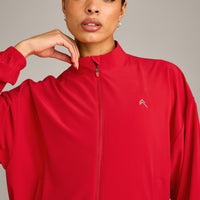 AirMove™ Jacket with Reflective Logo | Fiery Red