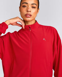 AirMove™ Jacket with Reflective Logo | Fiery Red
