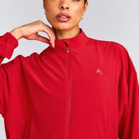 AirMove™ Jacket with Reflective Logo | Fiery Red