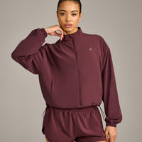 AirMove™ Jacket with Reflective Logo | Velvet Mocha