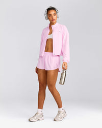 AirMove™ Lined Shorts 3" with Reflective Logo | Chalk Pink