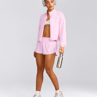 AirMove™ Lined Shorts 3" with Reflective Logo | Chalk Pink