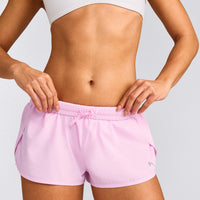 AirMove™ Lined Shorts 3" with Reflective Logo | Chalk Pink